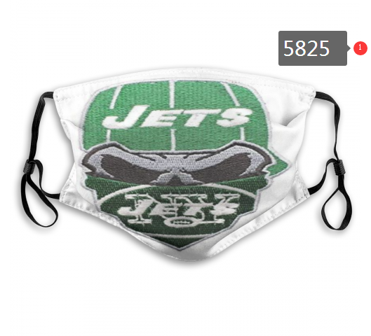 2020 NFL New York Jets #2 Dust mask with filter->nfl dust mask->Sports Accessory